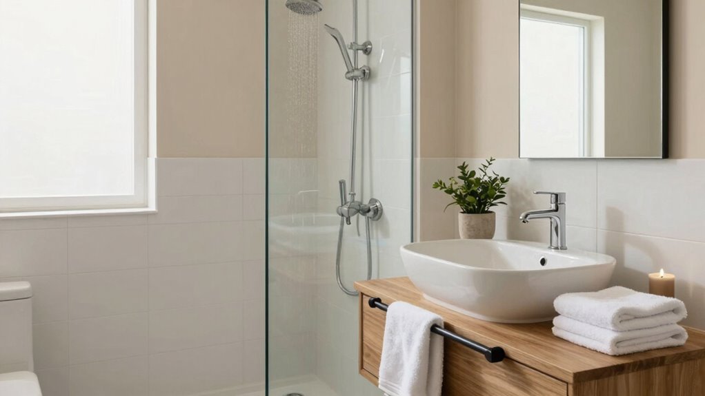 tranquil bathroom fixture accessories