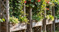 trellis for privacy greenery
