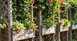 trellis for privacy greenery