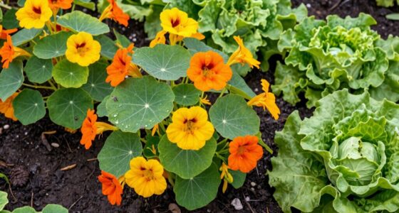 use nasturtiums as trap crop