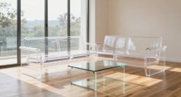 use transparent furniture effectively