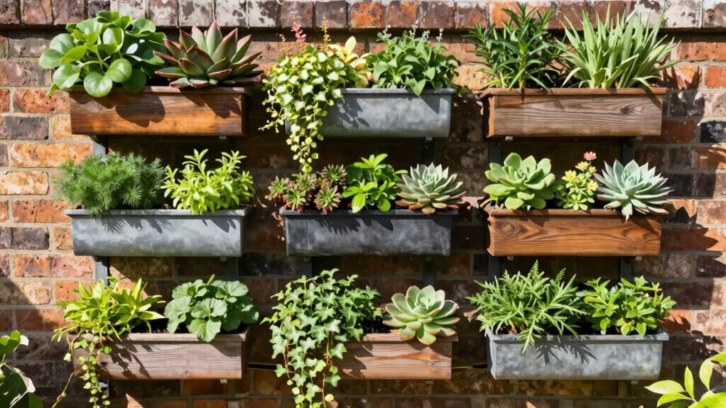 vertical gardening enhances space efficiency