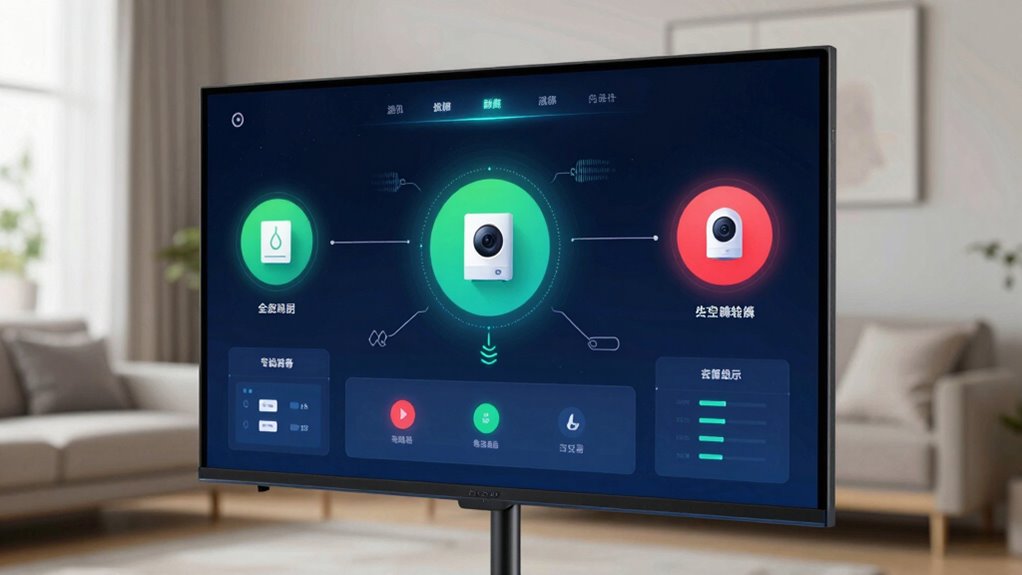 visual indicators for device status