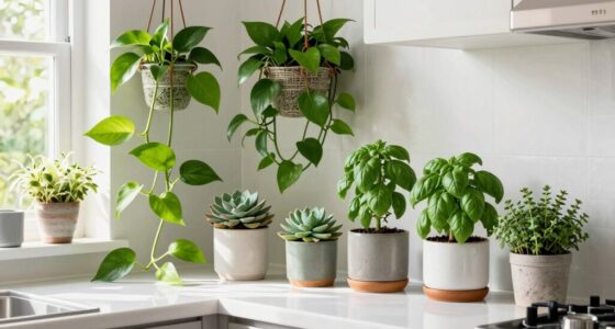 vivid plants for kitchens
