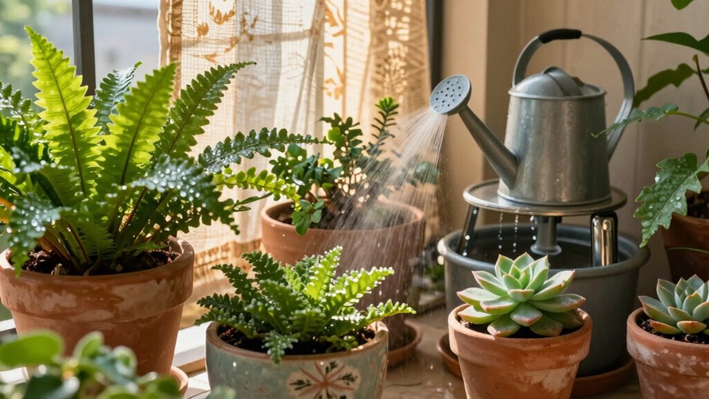 watering balcony plants effectively