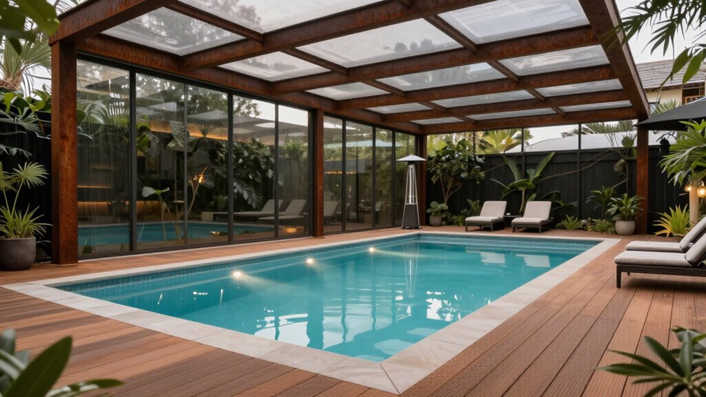 weather resistant pool material choices