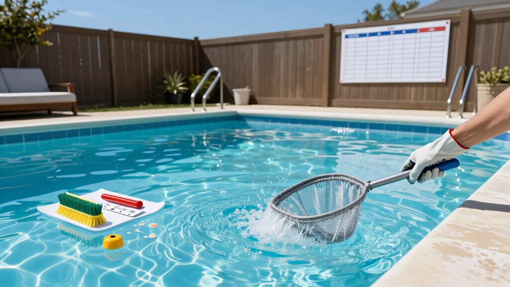 weekly pool maintenance checklist