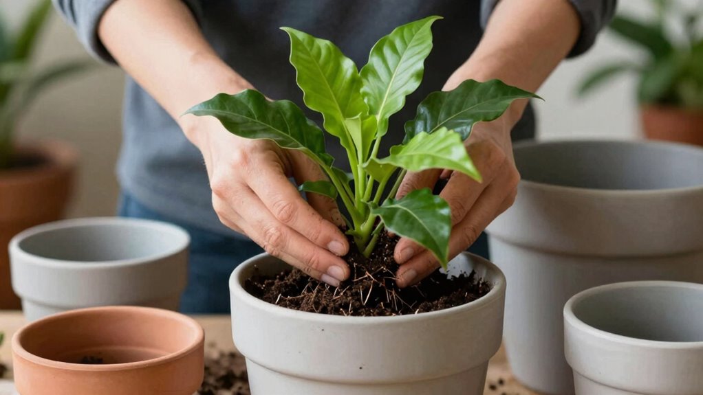 when to repot plants