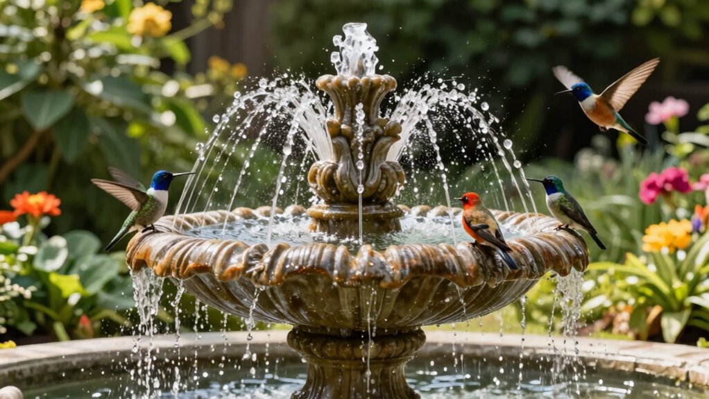 wildlife friendly fountain maintenance