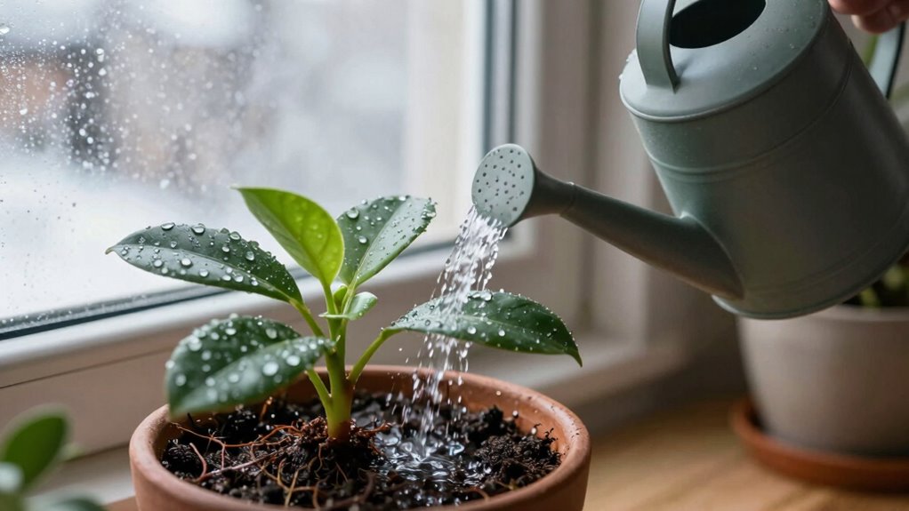 winter watering and drainage