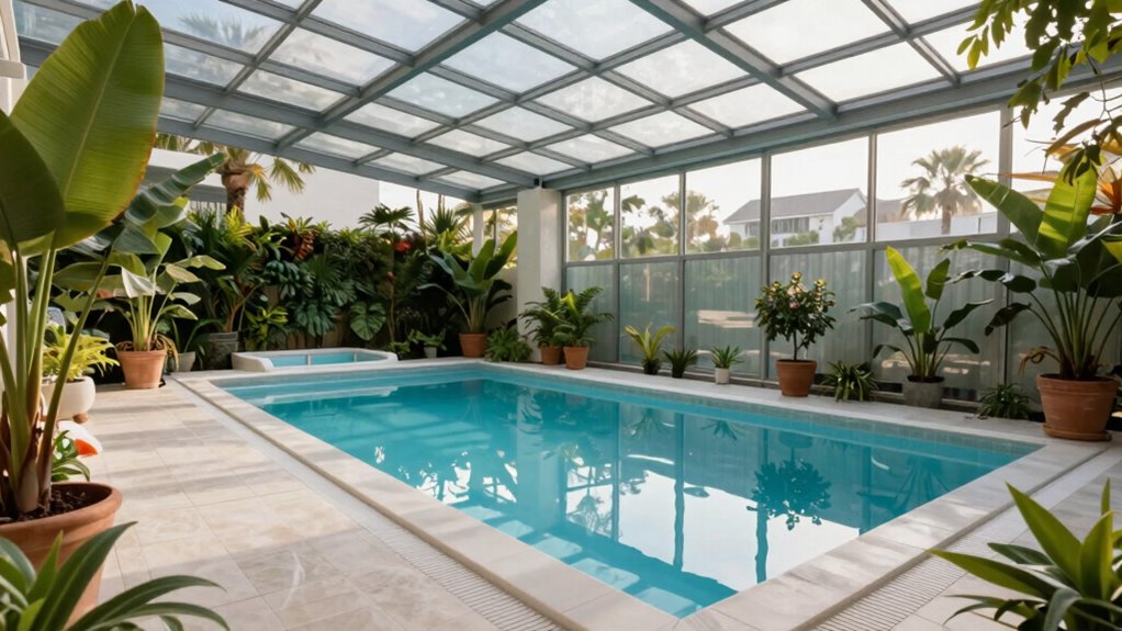 year round pool maintenance and accessibility
