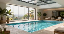 year round pool space design