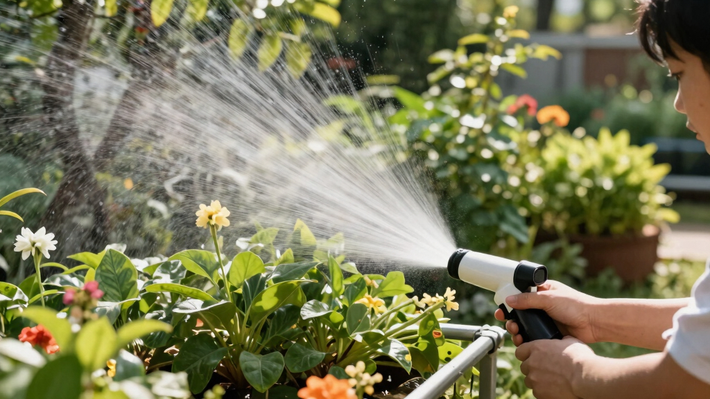 This Outdoor Misting System Keeps Me Cool and My Plants Lush in the Heat – and It's on Sale for Prime Day
