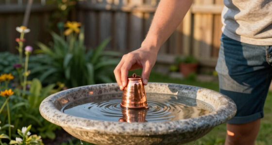 A Heatwave Can Spoil Bird Bath Water Fast – This Simple Copper Trick Keeps It Fresher for Longer