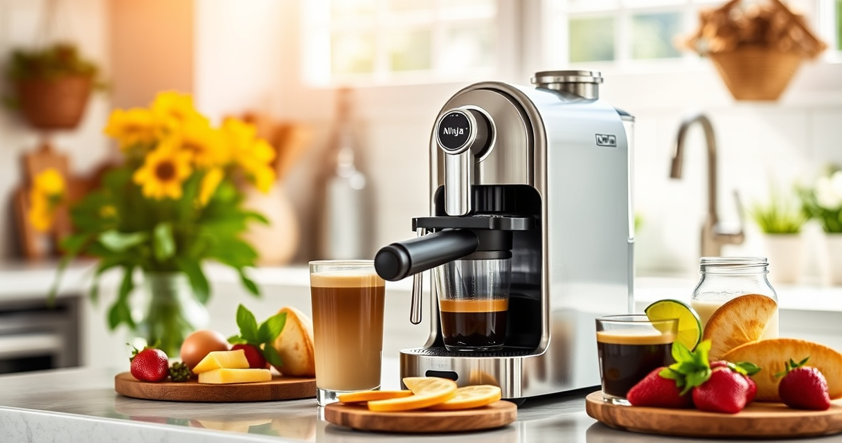 Beat the Summer Heat with Fresh Iced Espresso Drinks Using Ninja Luxe™ Café Mini