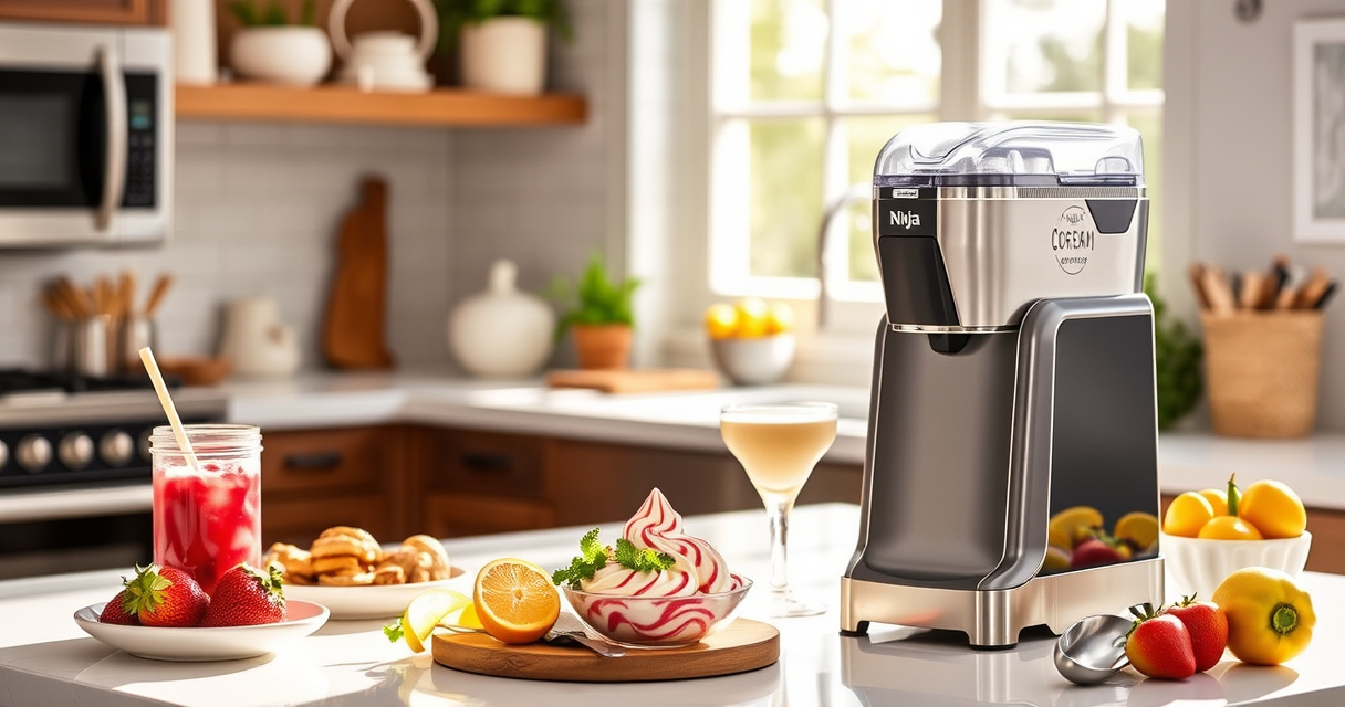 Make Your Own Summer Soft Serve with Ninja NC701 CREAMi Swirl