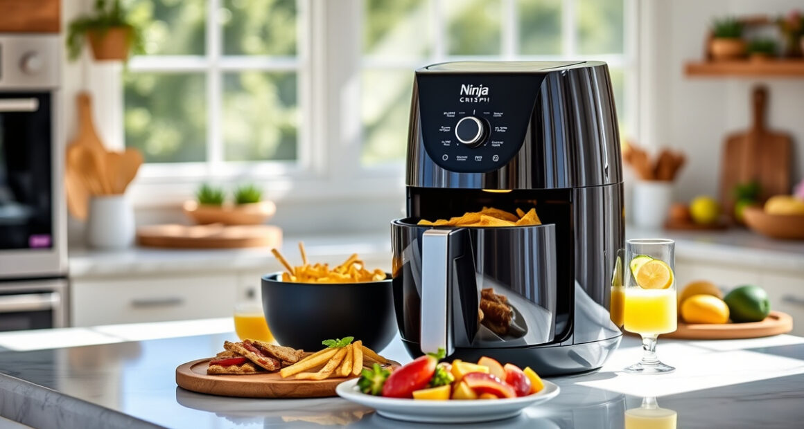 Summer Outdoor Grilling with Ninja Crispi 4-in-1 Glass Air Fryer