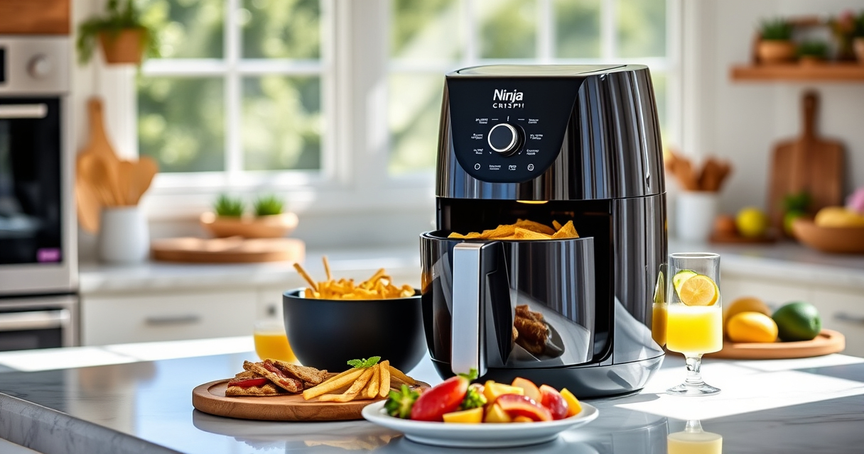 Summer Outdoor Grilling with Ninja Crispi 4-in-1 Glass Air Fryer