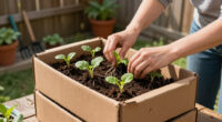 I'm Using Old Cardboard Boxes To Make Growing Vegetables So Much Easier This Heatwave Summer