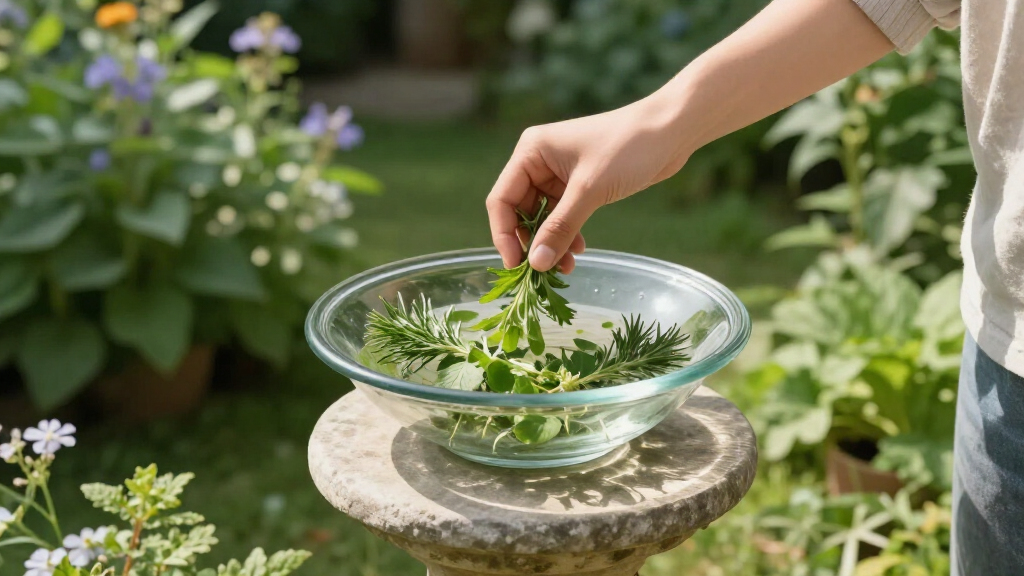 I Saw TikTok Telling People To Put Herbs In Their Bird Baths... But Is It Actually A Good Idea?