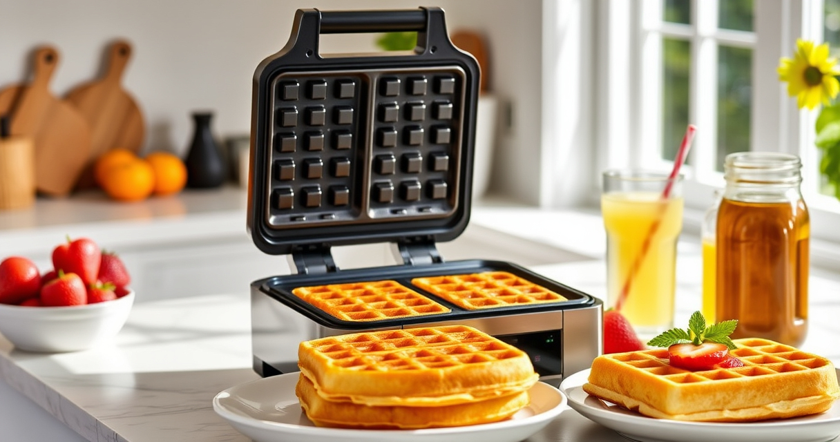Ninja Belgian Waffle Maker Pro: Perfect Summer Waffles Every Time