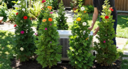 These 5 Fast-Growing Plants Hide AC Units Beautifully And Reduce Sound – Without Blocking Airflow
