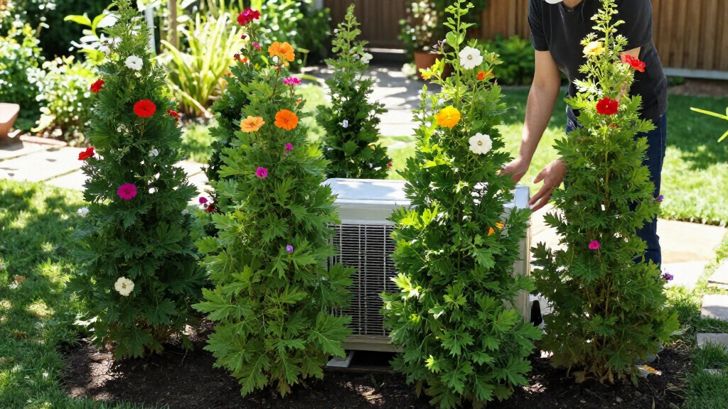 These 5 Fast-Growing Plants Hide AC Units Beautifully And Reduce Sound – Without Blocking Airflow