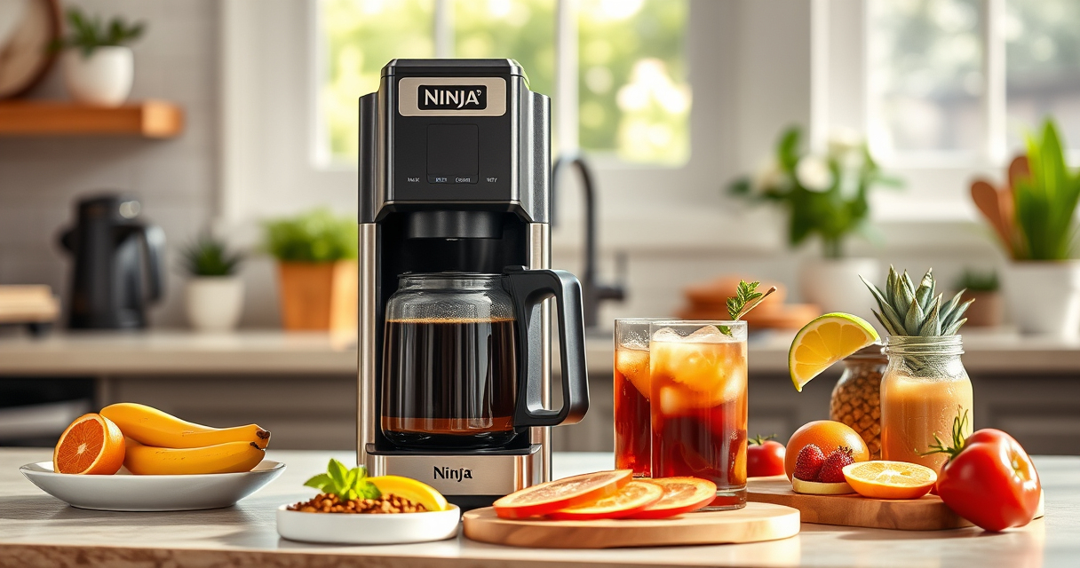 Cool Off Naturally: Ninja Hot & Iced XL Coffee Maker Summer Recipes