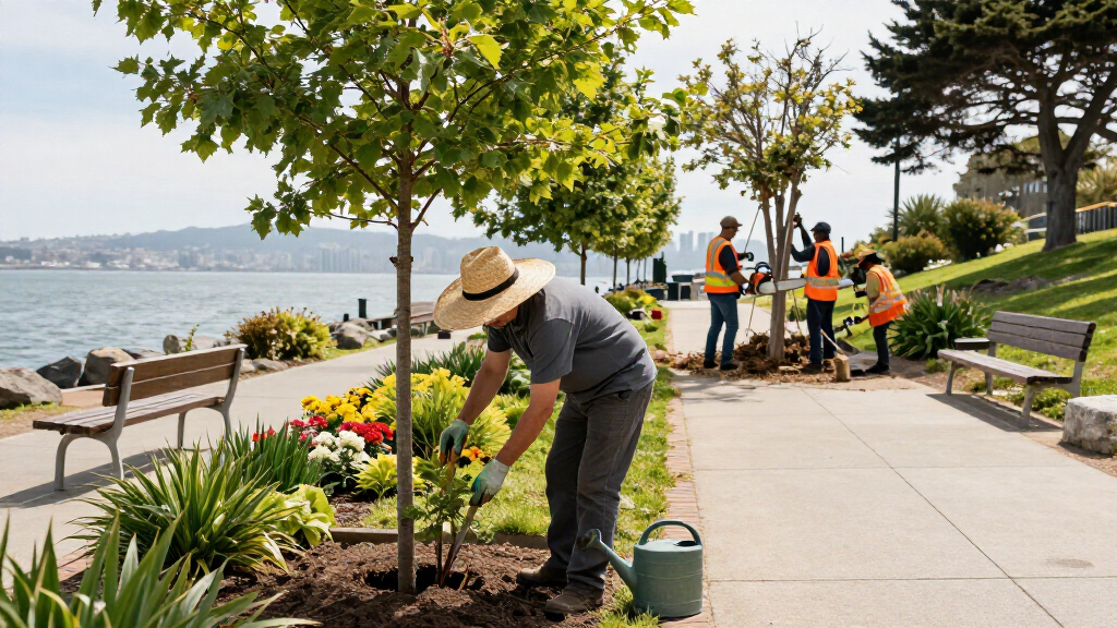 Crews Start To Remove Trees From San Francisco Waterfront Park - NBC Bay Area