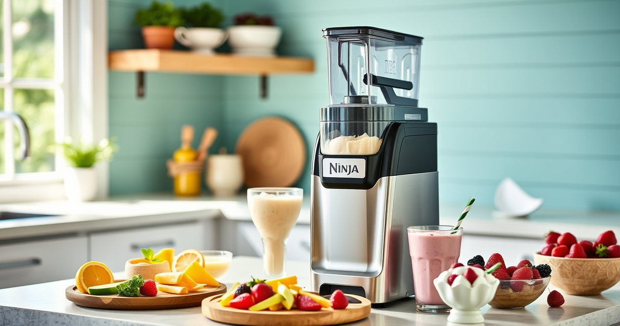 Host Effortlessly with the Ninja CREAMi Ice Cream Maker at Your Summer Pool Party