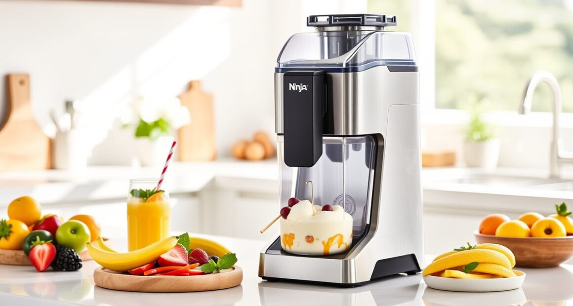 Ninja CREAMi Deluxe Ice Cream Maker: Effortless Summer Treats for Pool Parties