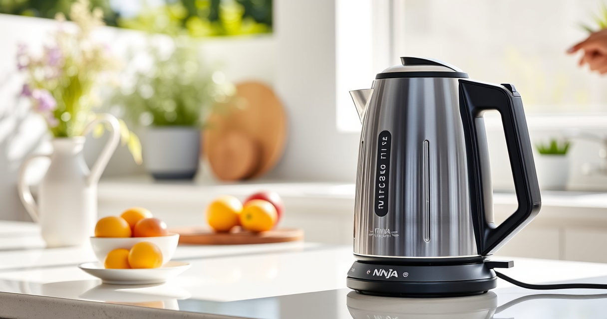 Stay Cool & Brew Perfectly with the Ninja KT200BL Electric Kettle