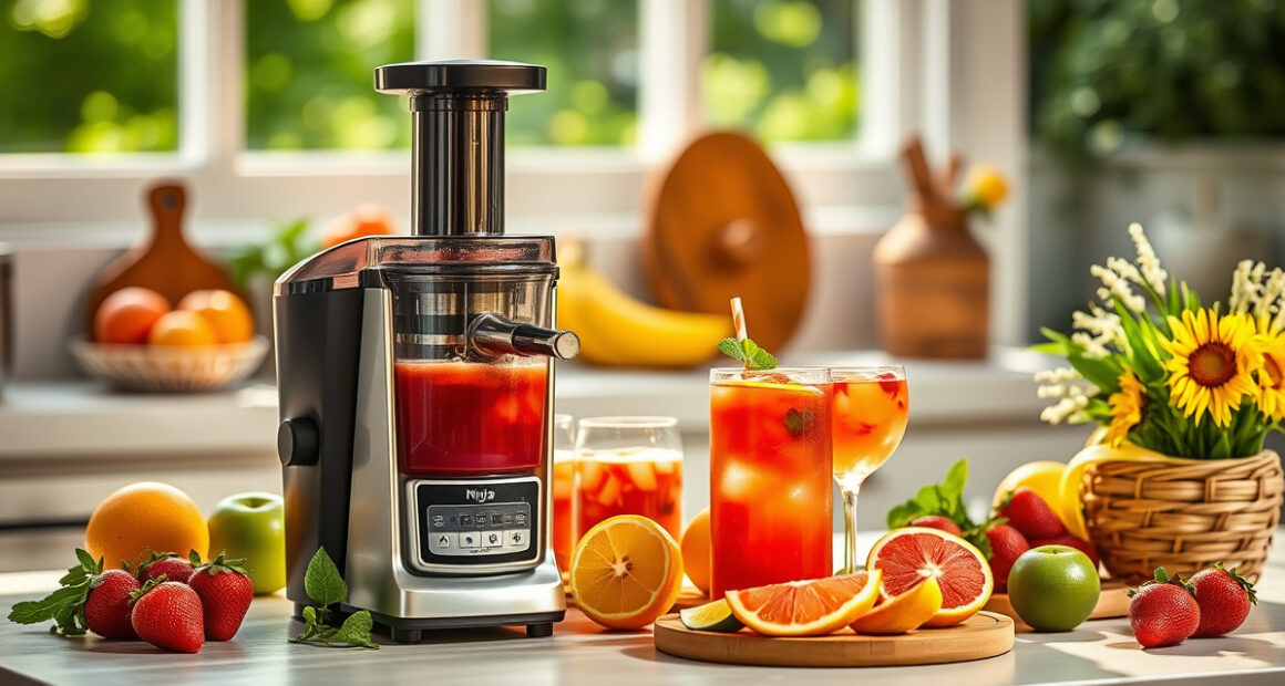 Summer Refresh with the Ninja NeverClog Cold Press Juicer