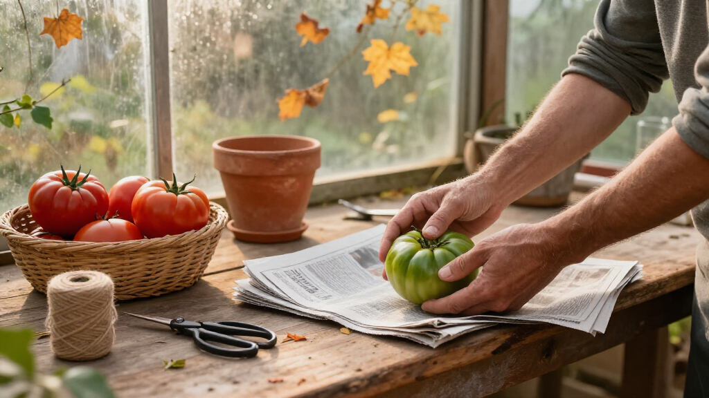 The Simple Fall Trick That Ripens The Last Green Tomatoes, Fast