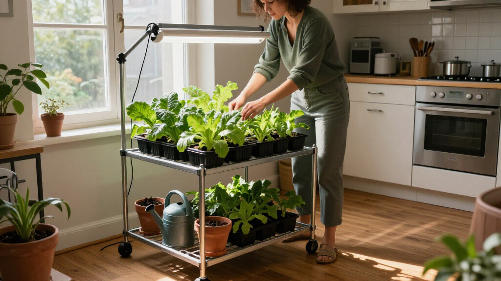 I've Been Struggling To Find Space To Grow Vegetables Indoors, But Costco's Rolling Garden Bed Could Be The Answer – It's Even Self-Watering