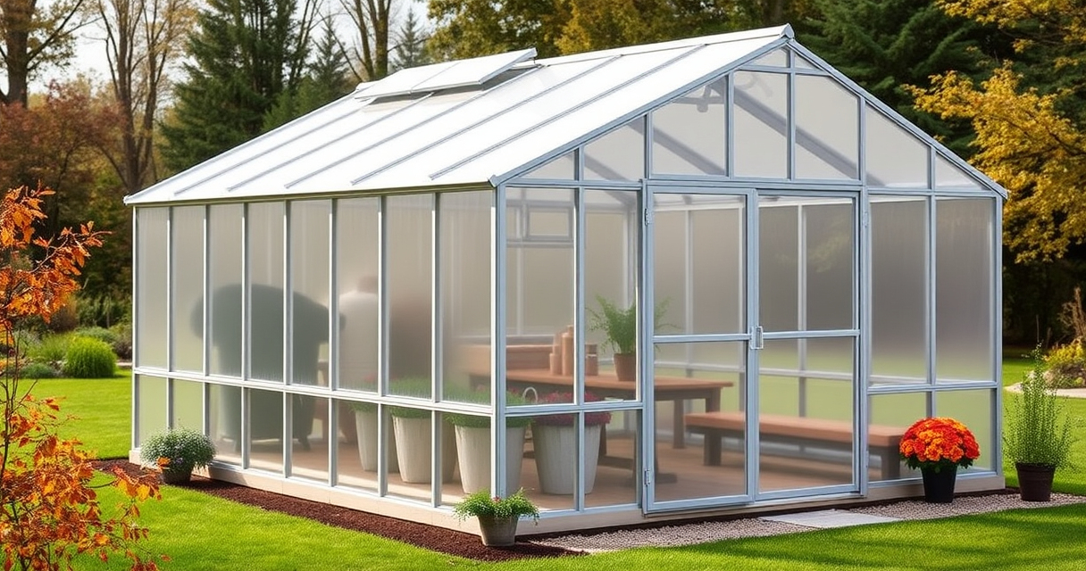 IDEALHOUSE 8×10 FT Greenhouse: A Fall Gardening Review