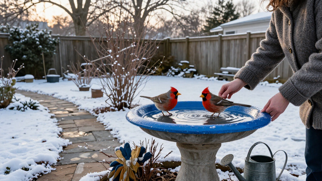 This Heated Bird Bath Keeps Water From Freezing In Winter – Shoppers Say Theirs Still Works 10 Years Later