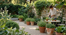 This Illinois Garden Feels Like A Hidden Corner Of The Italian Countryside – But Its Clever Design Works With The Woodland Landscape