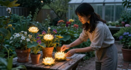 This Lotus Solar Light Is So Beautiful I'm Buying 5 Of Them To Transform My Patio Into A Serene And Snug Haven After Dark