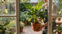 When To Bring Houseplants Inside—and How To Keep Them Healthy All Winter